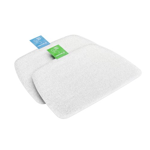Euroflex Vapour EZ Glide™ Premium 3-Ply Microfiber Cleaning Pads 2-Pack; Secure-Fit™ Upgrade, 2-3x More Durable & Absorbent; Machine Washable (RPL-EZ)